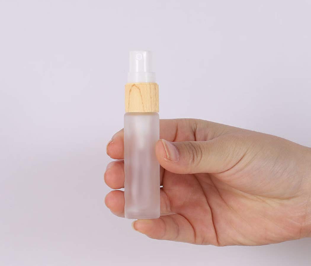 Zbfwmx 20 Pack Set 10Ml Protable Refill Bulk Atomizer Spray Travel Perfume Bottle Hydrating Empty Bottle (Texture Caps)